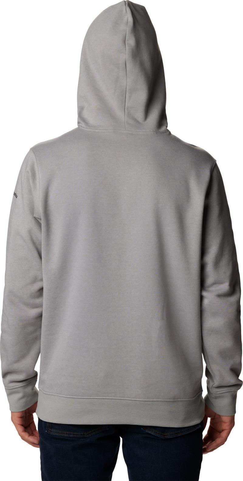 Columbia Trek Hoodie, Tall - Mens - Columbia Grey Heather / College Life Graphic 2