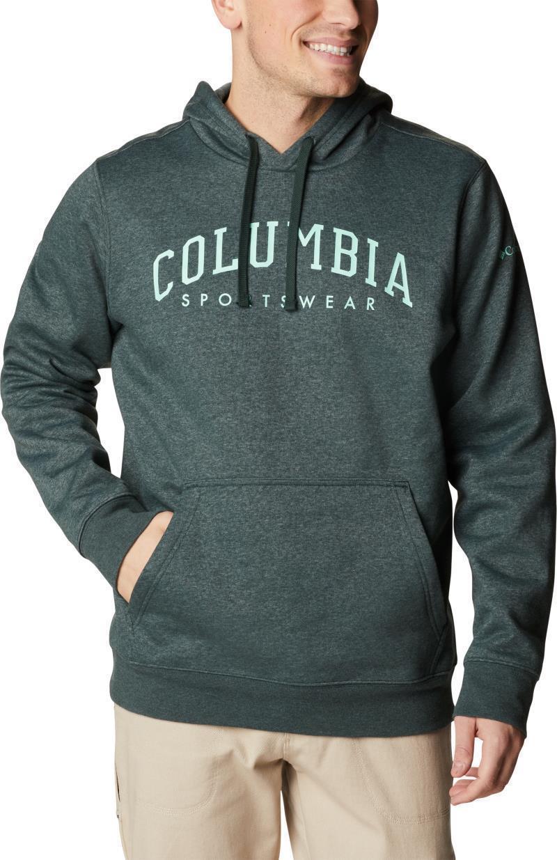 Columbia Trek Hoodie, Tall - Mens - Spruce Heather / CSC Arched Brand Logo 1