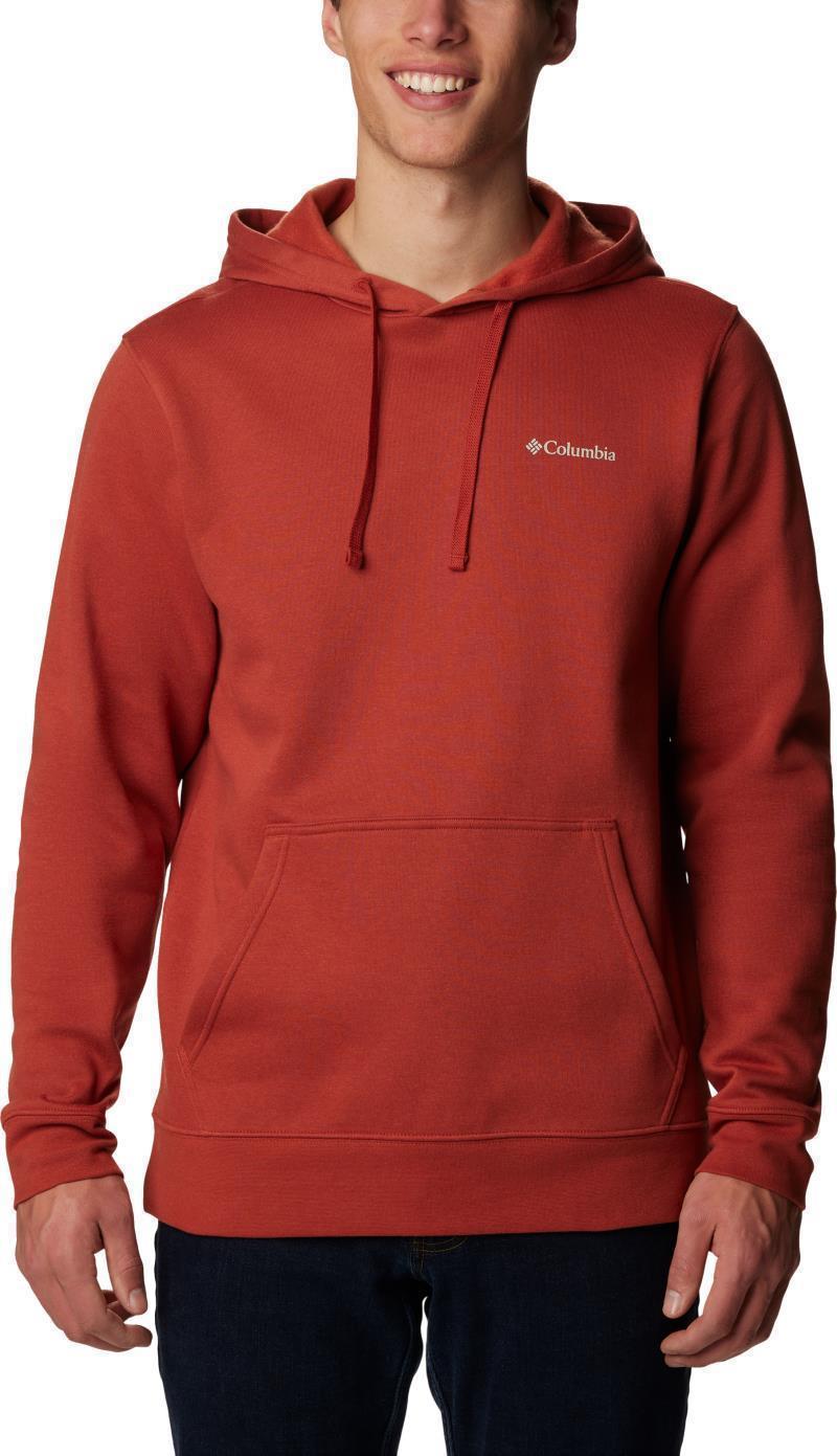 Columbia Trek Hoodie, Tall - Mens - Warp Red / Boxed Gem Columbia Graphic 1