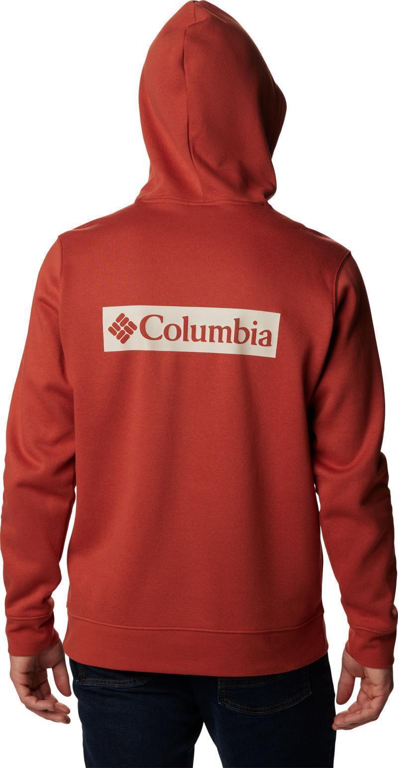 Columbia Trek Hoodie, Tall - Mens - Warp Red / Boxed Gem Columbia Graphic 2
