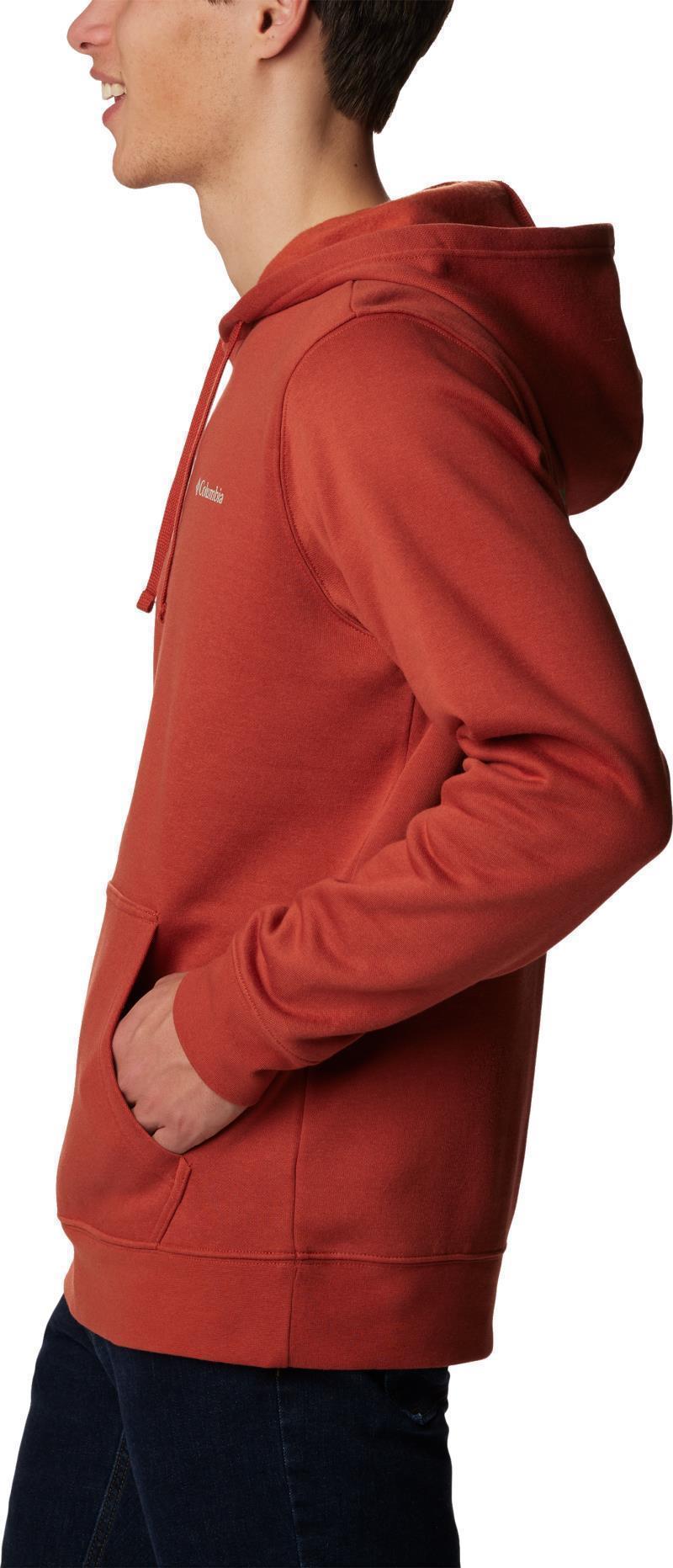Columbia Trek Hoodie, Tall - Mens - Warp Red / Boxed Gem Columbia Graphic 3