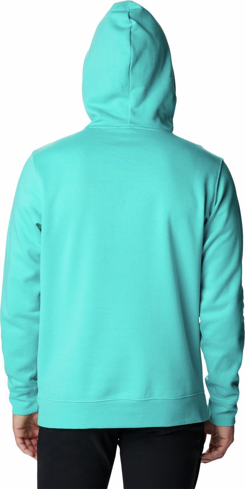 Columbia Trek Hoodie - Mens - bright aqua heather / csc sleeve logo 1