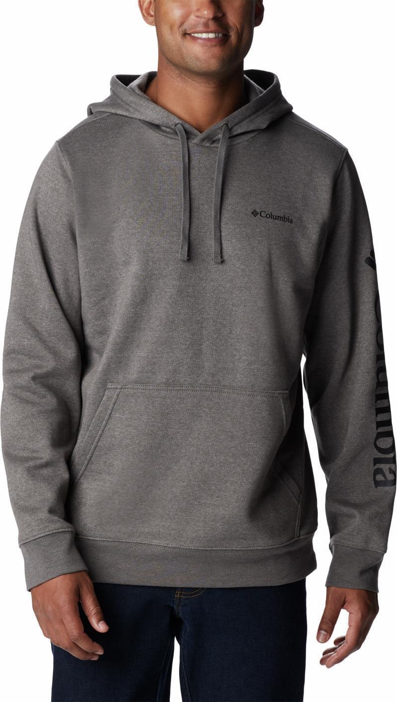 Columbia Trek Hoodie - Mens - charcoal heather / csc sleeve logo 1