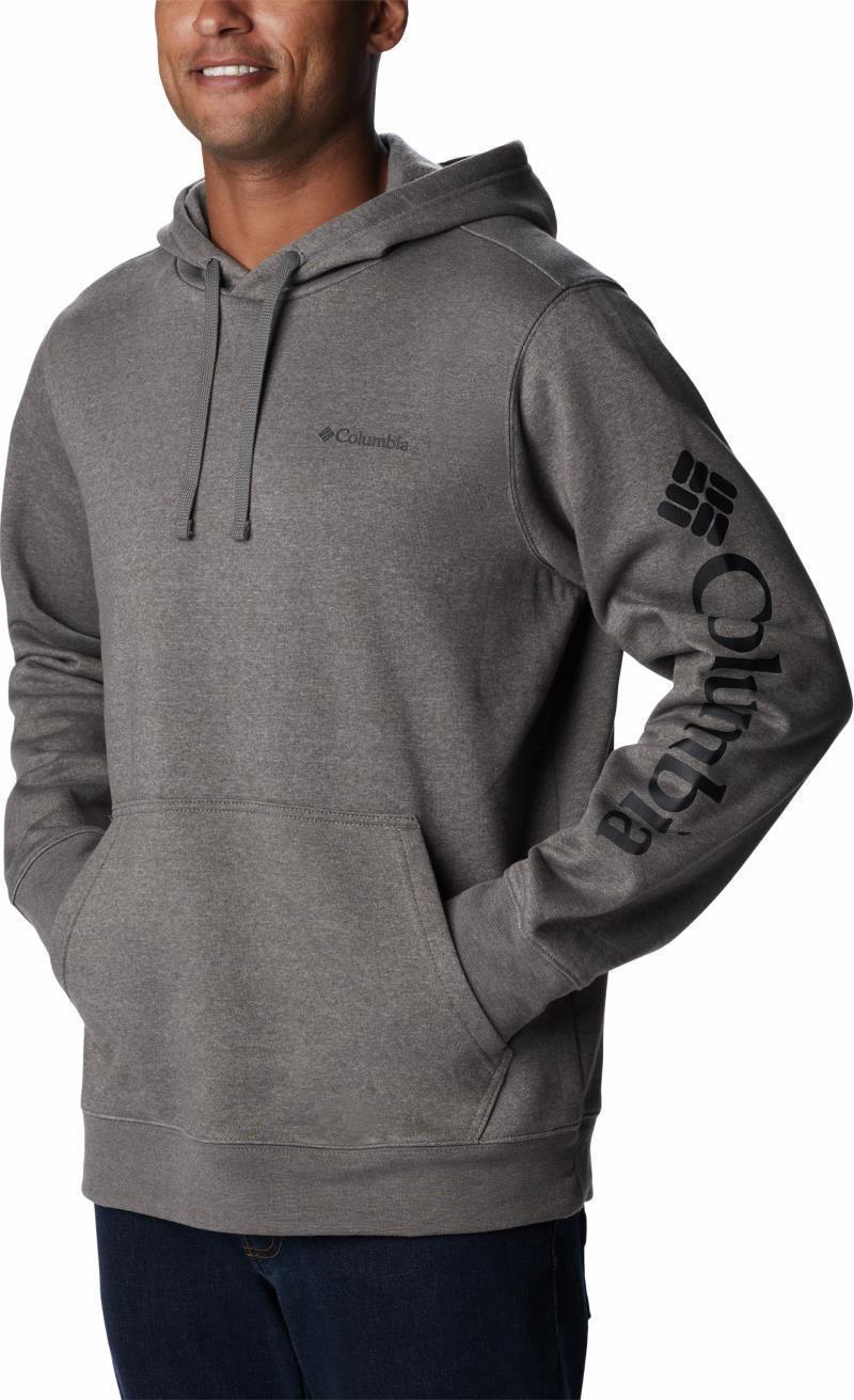 Columbia Trek Hoodie - Mens - charcoal heather / csc sleeve logo 1
