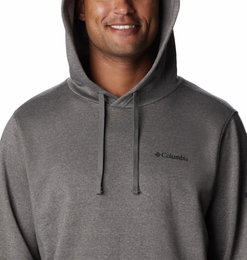 Columbia Trek Hoodie - Mens - charcoal heather / csc sleeve logo 1