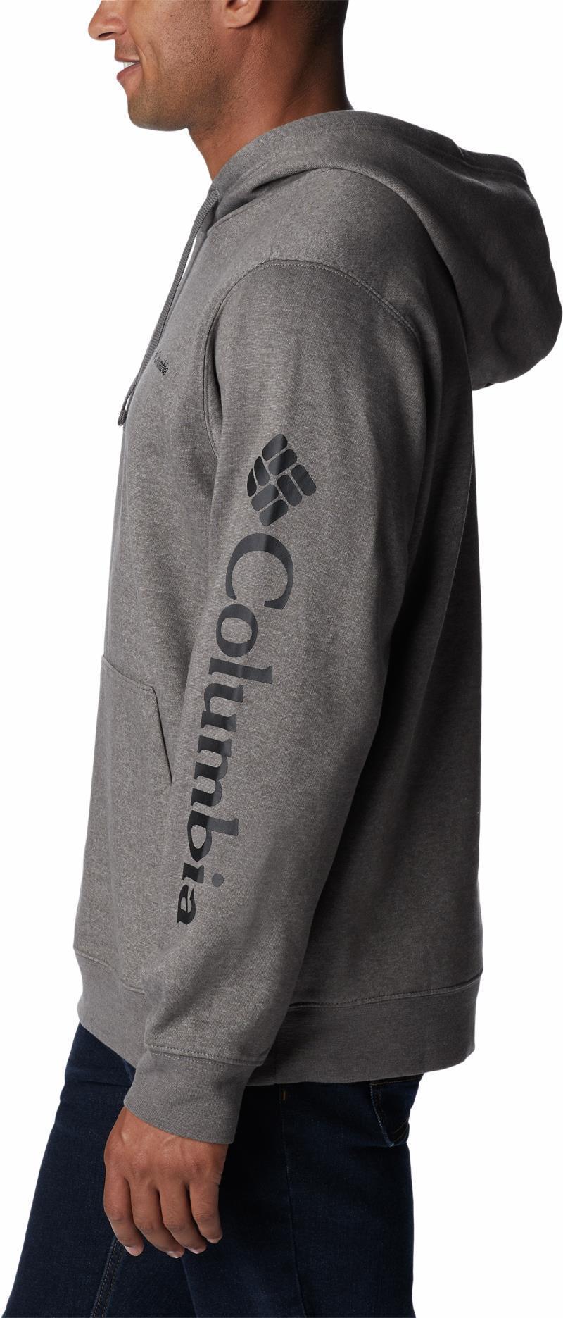 Columbia Trek Hoodie - Mens - charcoal heather / csc sleeve logo 1