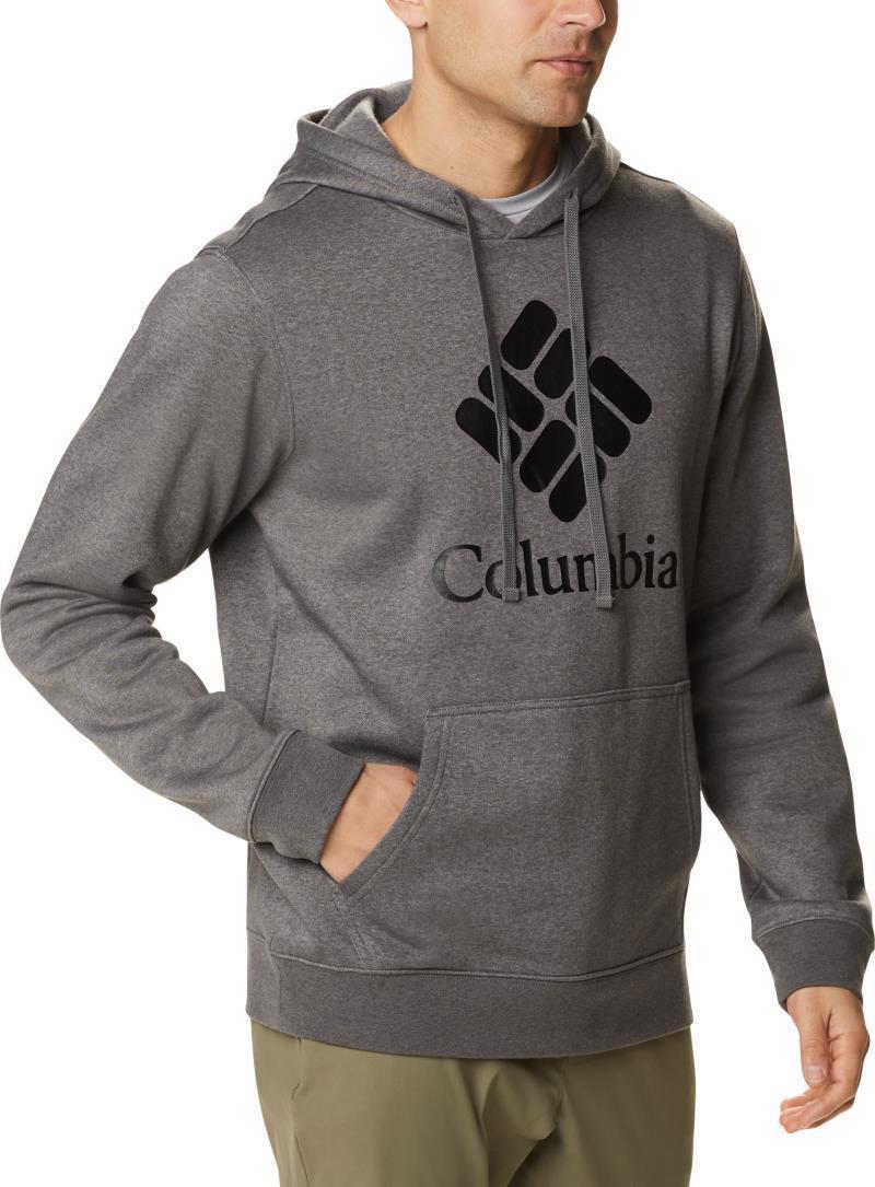 Columbia Trek Hoodie - Mens - charcoal heather / csc stacked logo 1