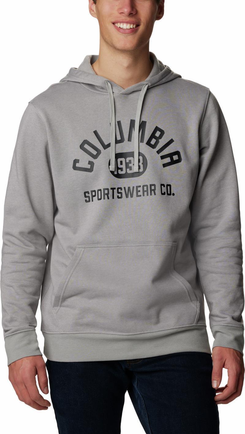 Columbia Trek Hoodie - Mens - columbia grey heather / college life graphic 1