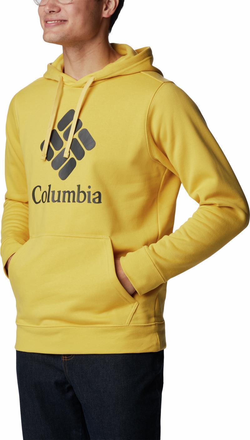 Columbia Trek Hoodie - Mens - golden nugget / csc stacked graphic 1