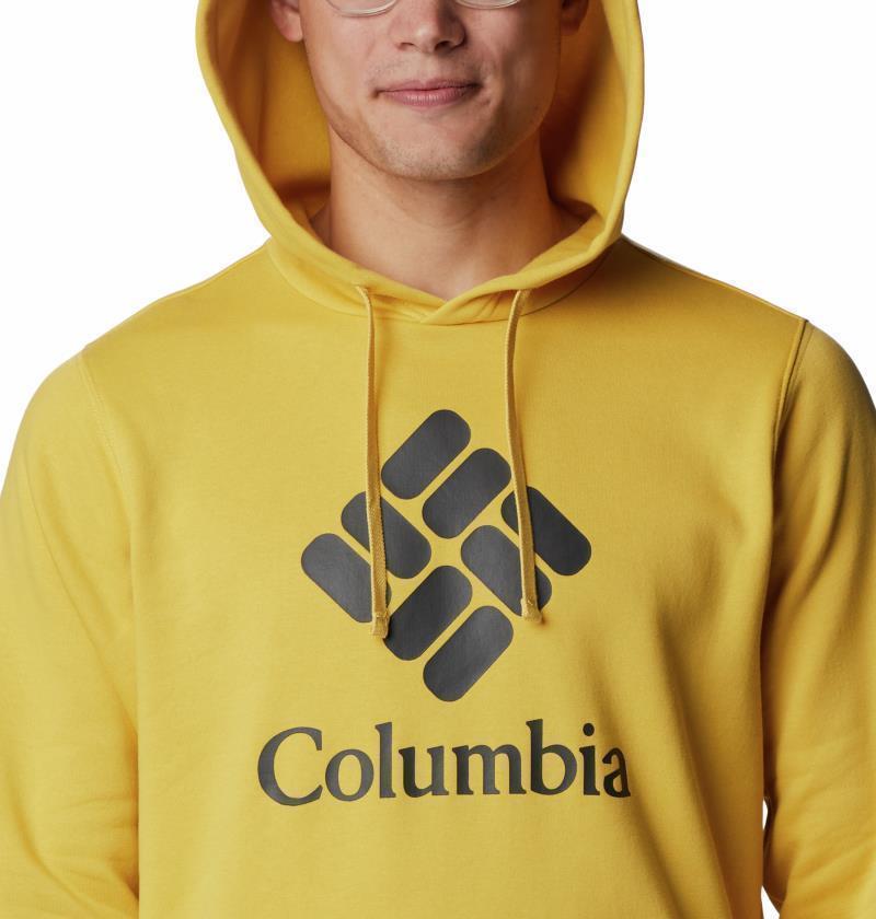 Columbia Trek Hoodie - Mens - golden nugget / csc stacked graphic 1