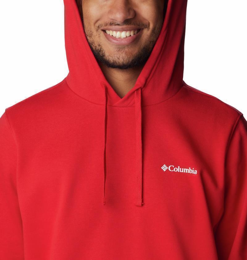 Columbia Trek Hoodie - Mens - mountain red / csc sleeve logo 1