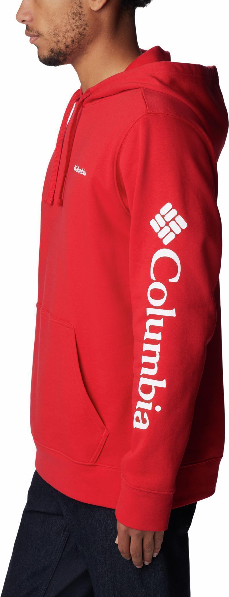 Columbia Trek Hoodie - Mens - mountain red / csc sleeve logo 1