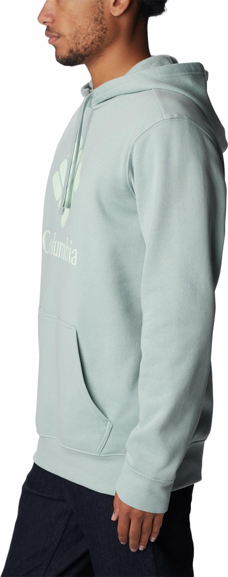 Columbia Trek Hoodie - Mens - niagara / csc stacked graphic 1