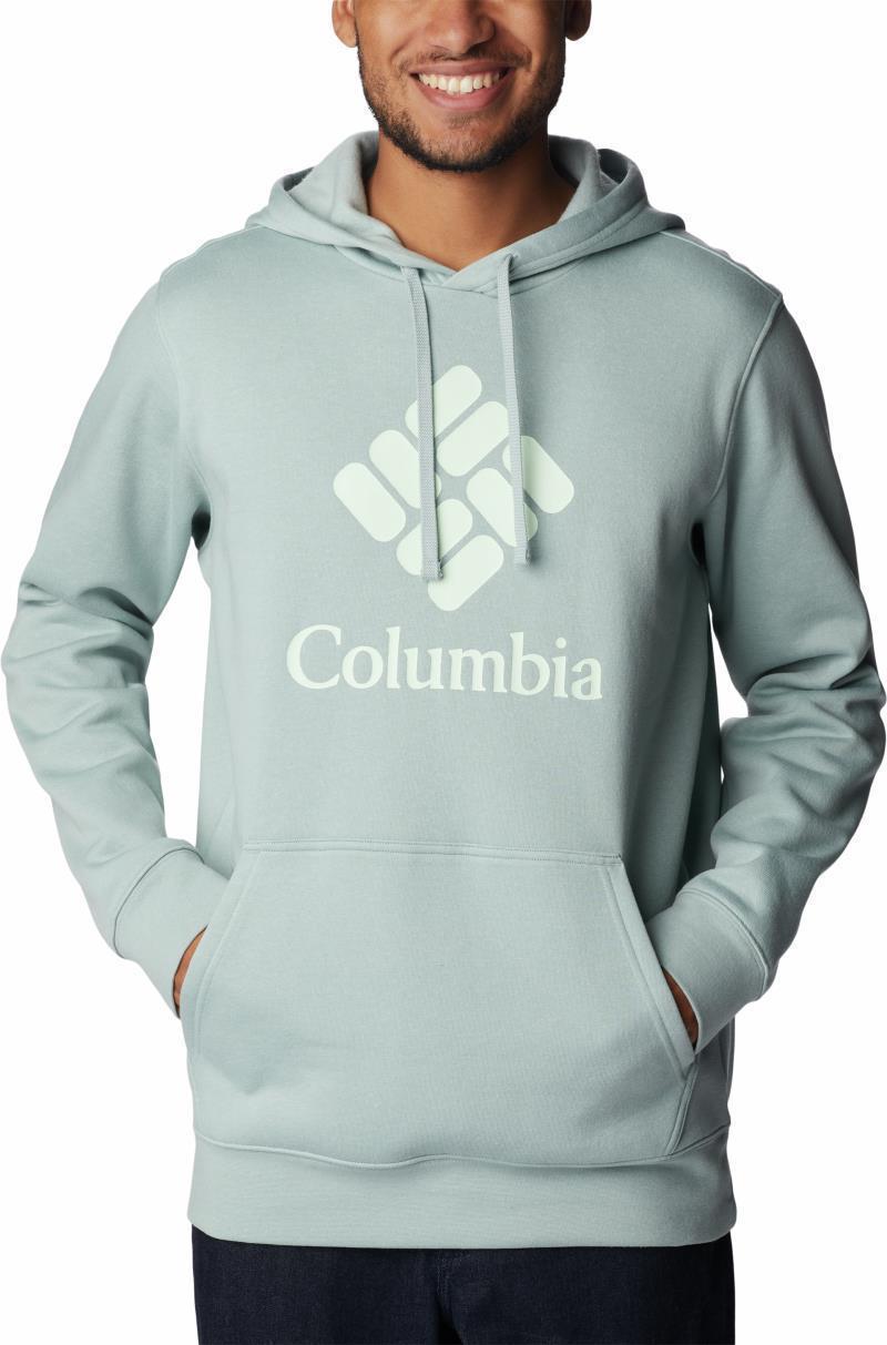 Columbia Trek Hoodie - Mens - niagara / csc stacked graphic 1