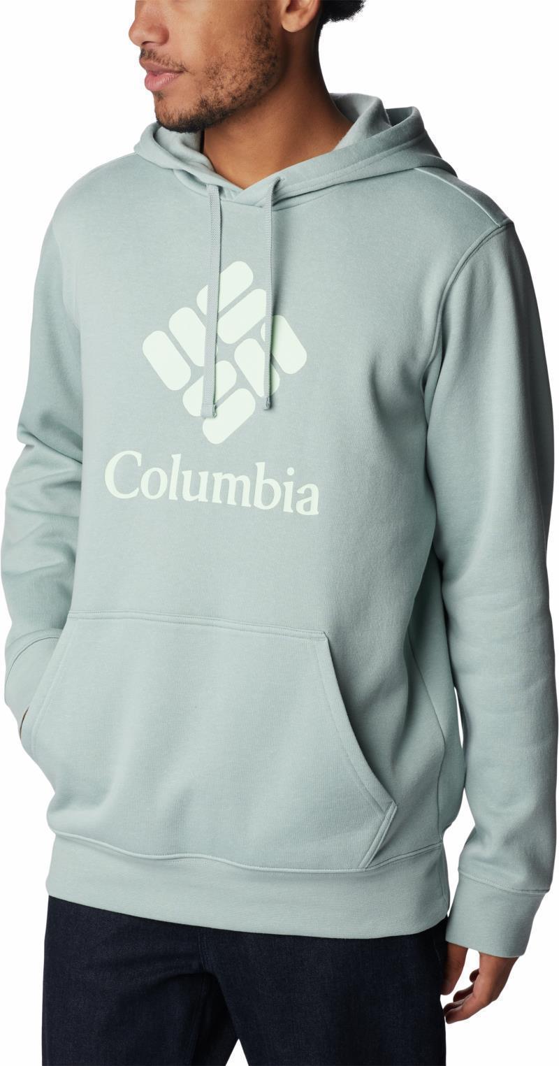 Columbia Trek Hoodie - Mens - niagara / csc stacked graphic 1