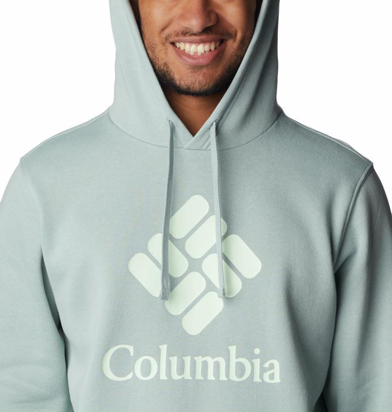Columbia Trek Hoodie - Mens - niagara / csc stacked graphic 1
