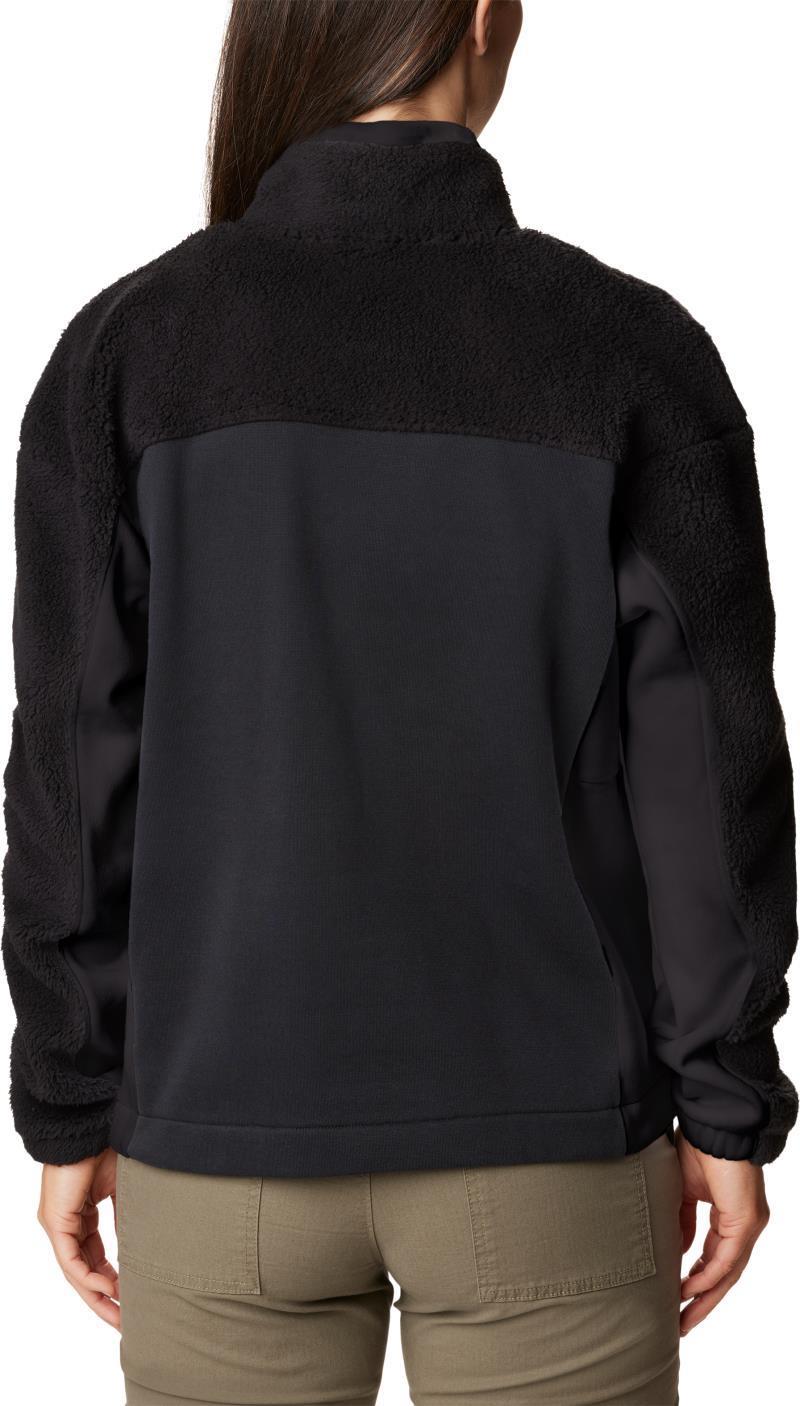 Columbia Trek Hybrid Sherpa Half Zip - Womens - Black / Chalk 2