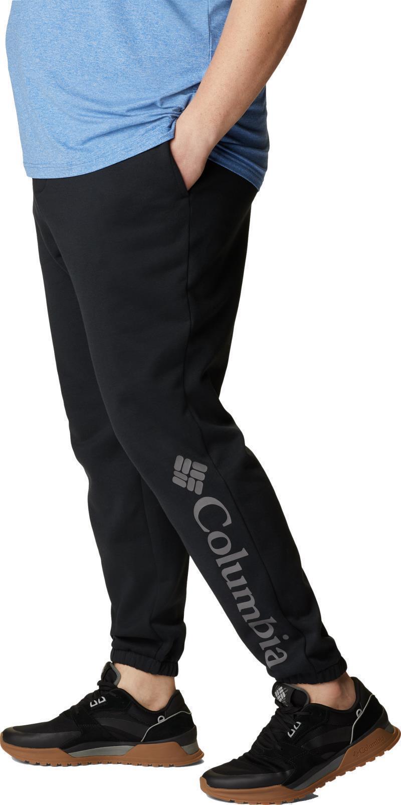 Columbia Trek Joggers - Big - Mens - Black / City Grey Vertical Logo 2