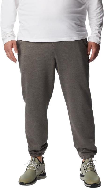 Columbia Trek Joggers - Big - Mens - Charcoal Heather / Black Stacked Gem 1
