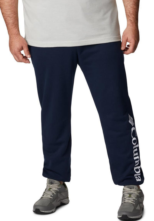 Columbia Trek Joggers - Big - Mens - Collegiate Navy / White Vertical Logo 1