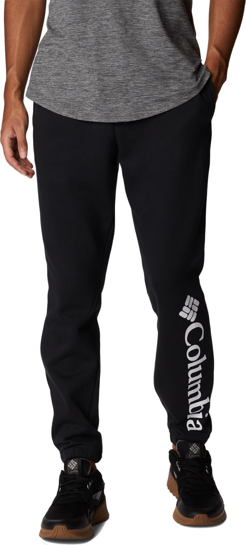 Columbia Trek Joggers - Mens - Black / White Vertical Logo 1
