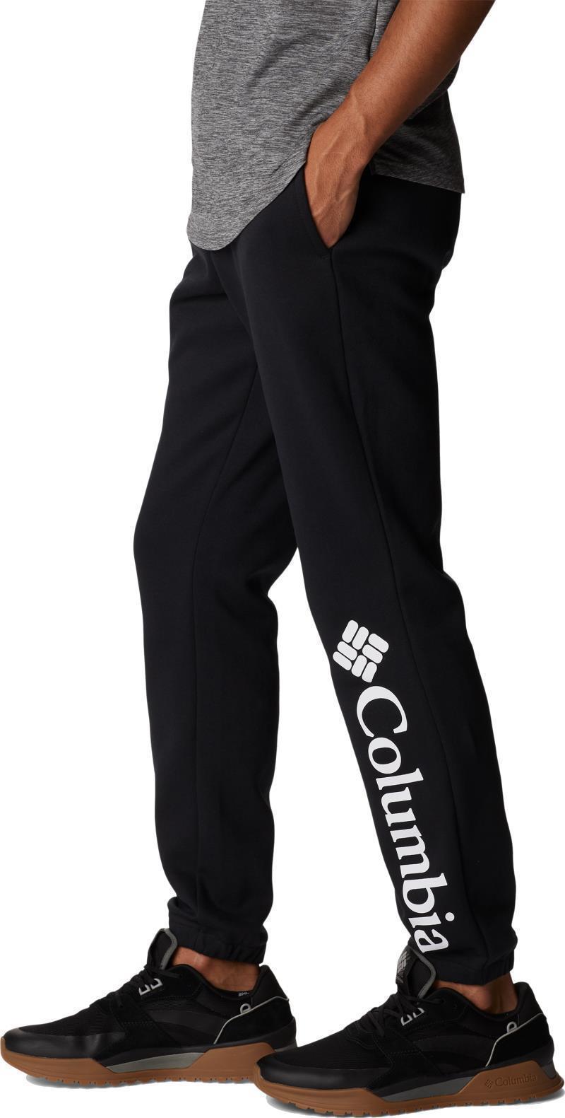 Columbia Trek Joggers - Mens - Black / White Vertical Logo 3