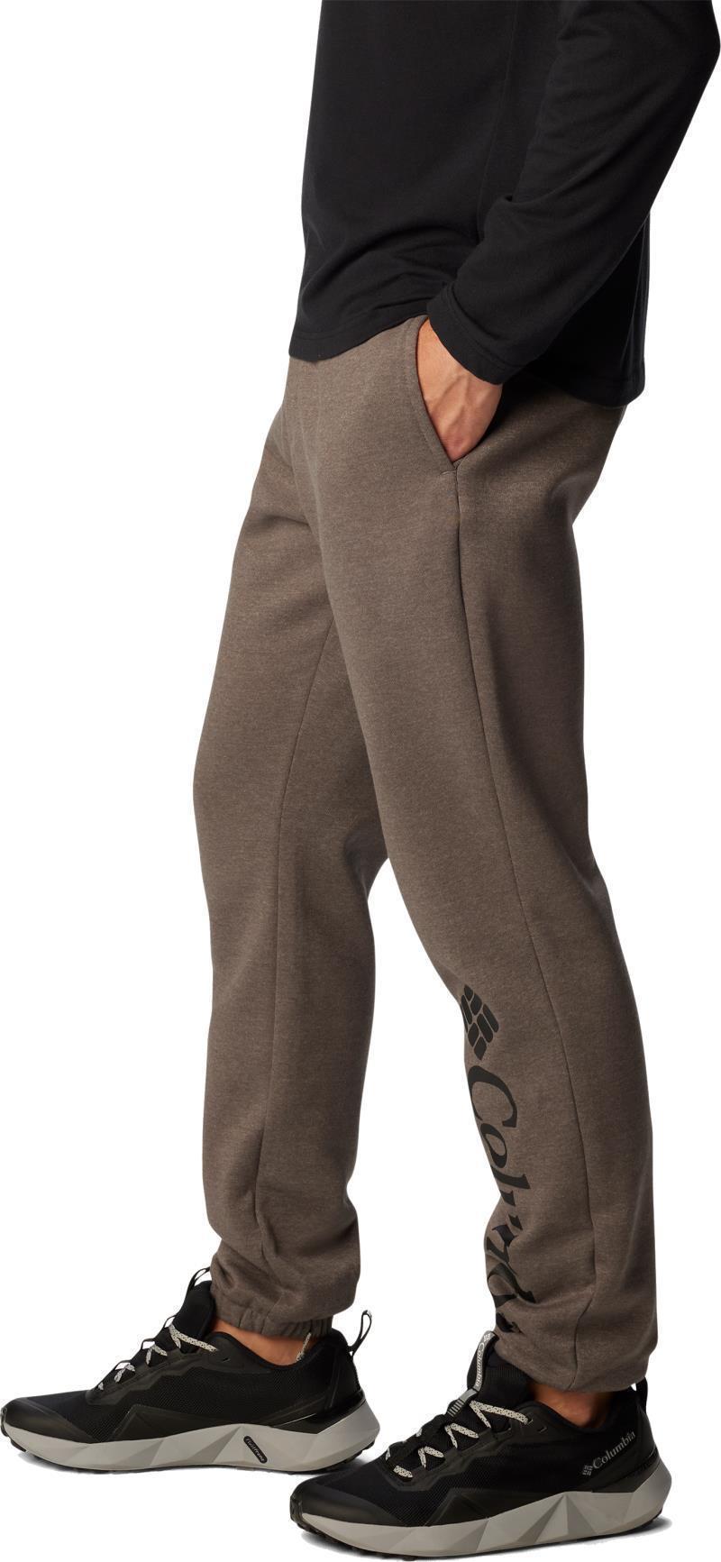 Columbia Trek Joggers - Mens - Charcoal Heather / Vertical Logo 3