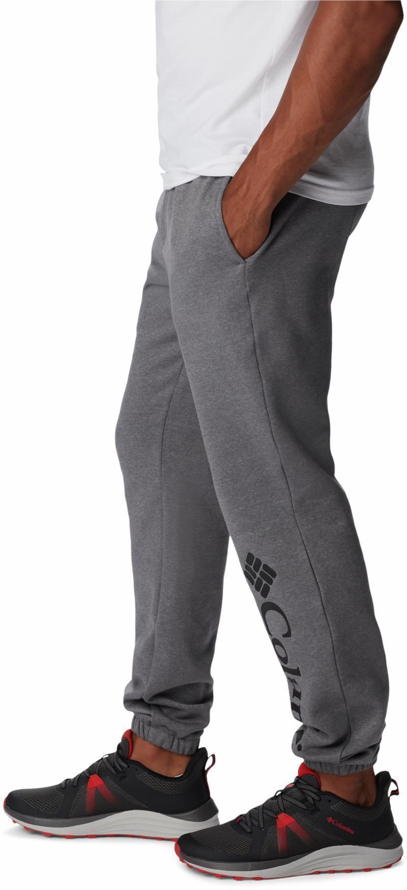 Columbia Trek Joggers - Mens - City Grey Heather / Vertical Logo 5