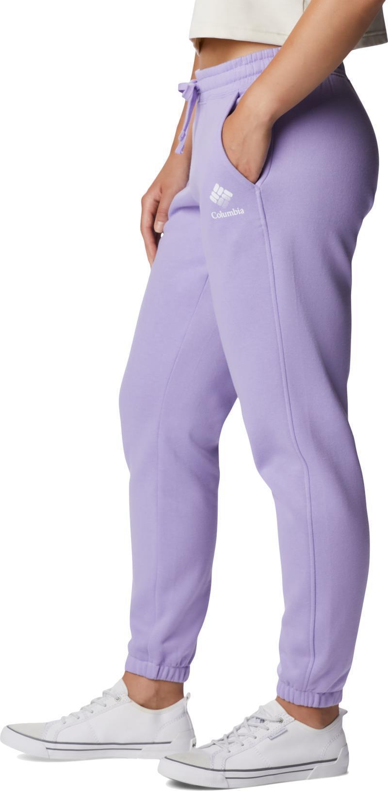 Columbia Trek Joggers - Womens - frosted purple / white csc stacked logo 1
