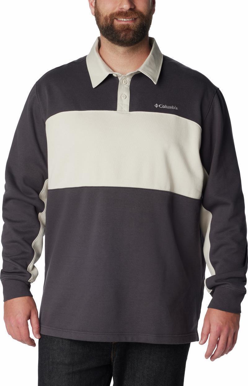 Columbia Trek LS Rugby Shirt - Big - Mens - Shark / Dark Stone 1