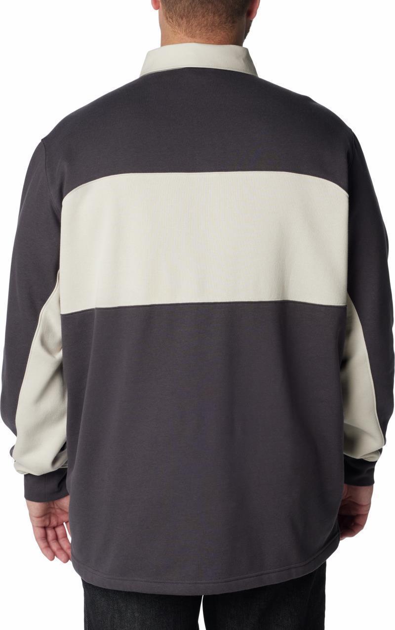 Columbia Trek LS Rugby Shirt - Big - Mens - Shark / Dark Stone 2