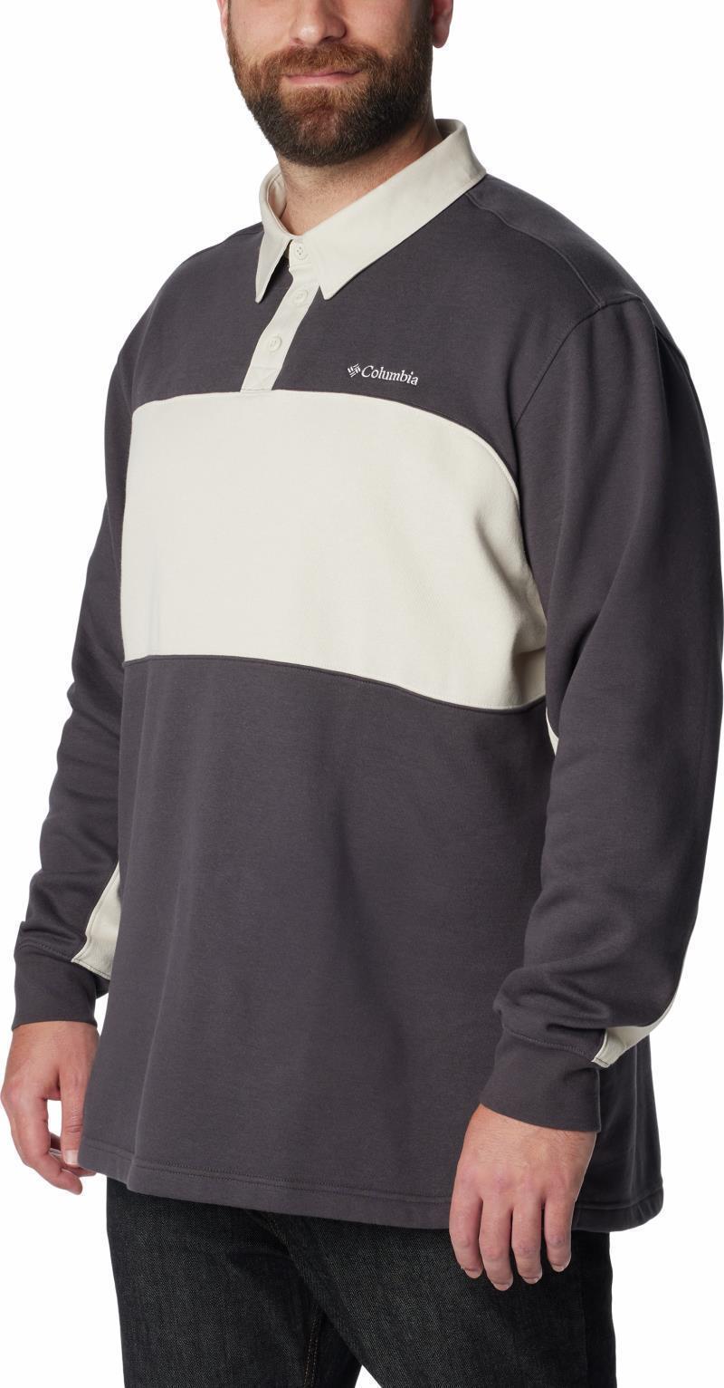 Columbia Trek LS Rugby Shirt - Big - Mens - Shark / Dark Stone 3