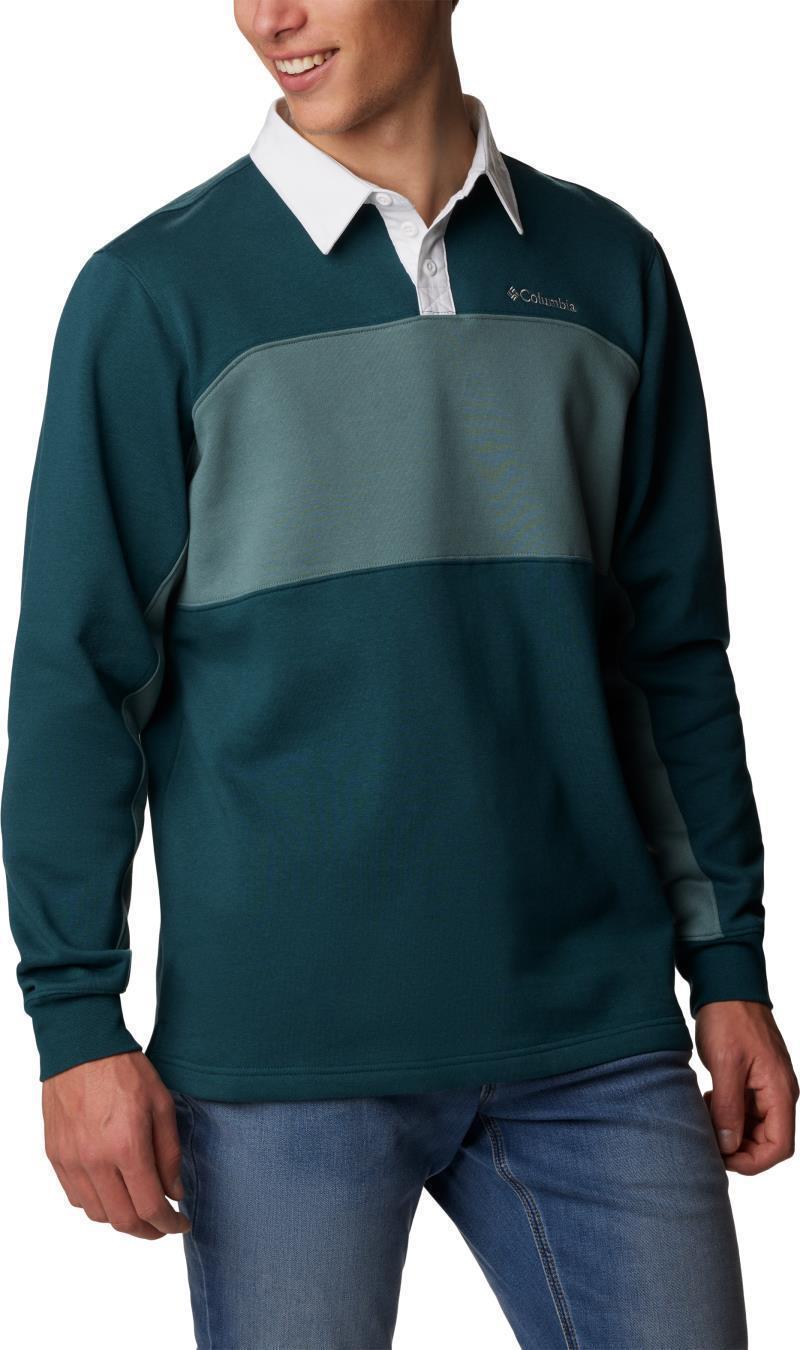 Columbia Trek LS Rugby Shirt - Mens - Night Wave / Metal 3