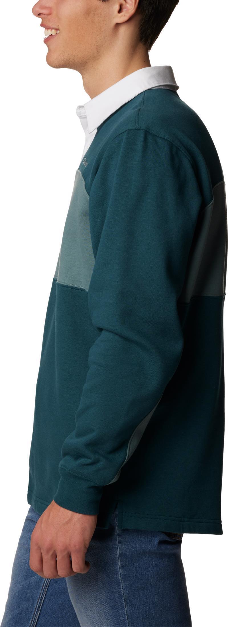 Columbia Trek LS Rugby Shirt - Mens - Night Wave / Metal 4
