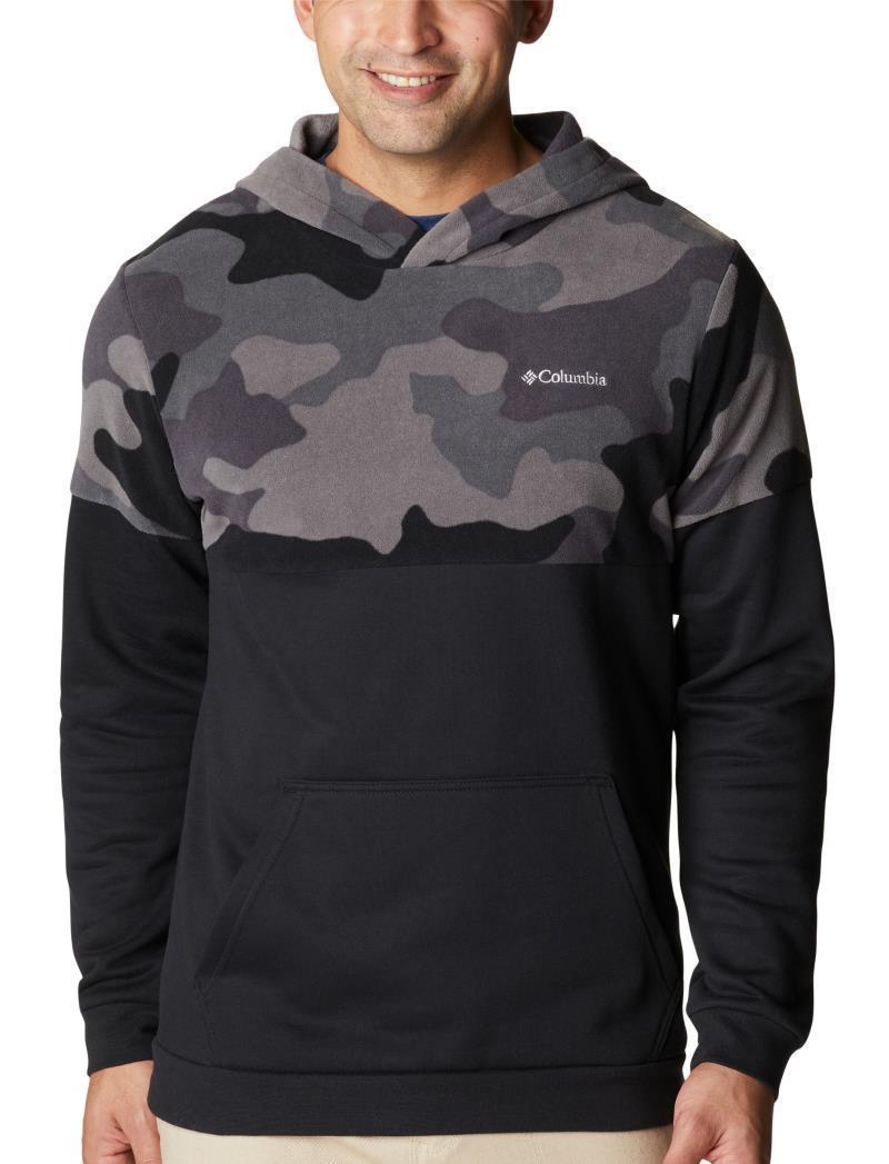 Columbia Trek Printed Hoodie - Tall - Mens - Black Mod Camo 1