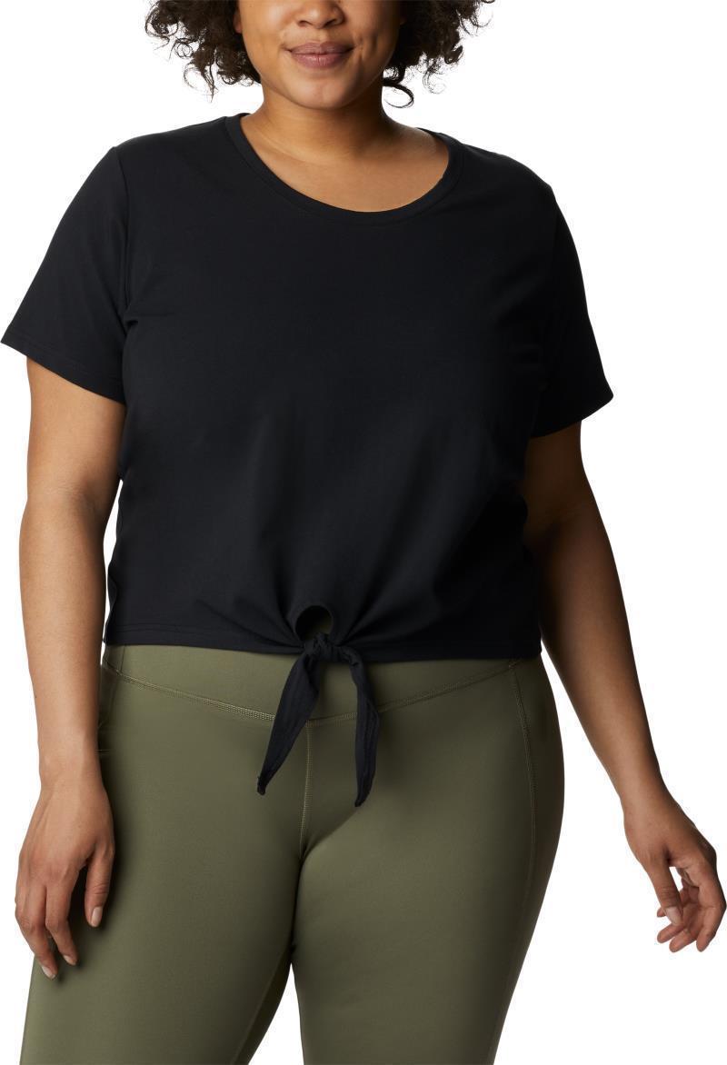 Columbia Trek SS Tee - Plus - Womens - Black 1