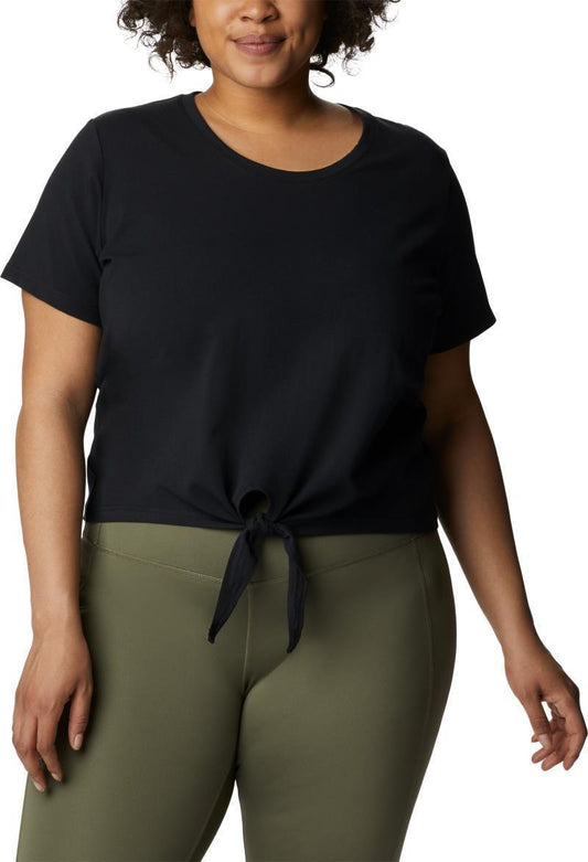 Columbia Trek SS Tee - Plus - Womens - Black 1