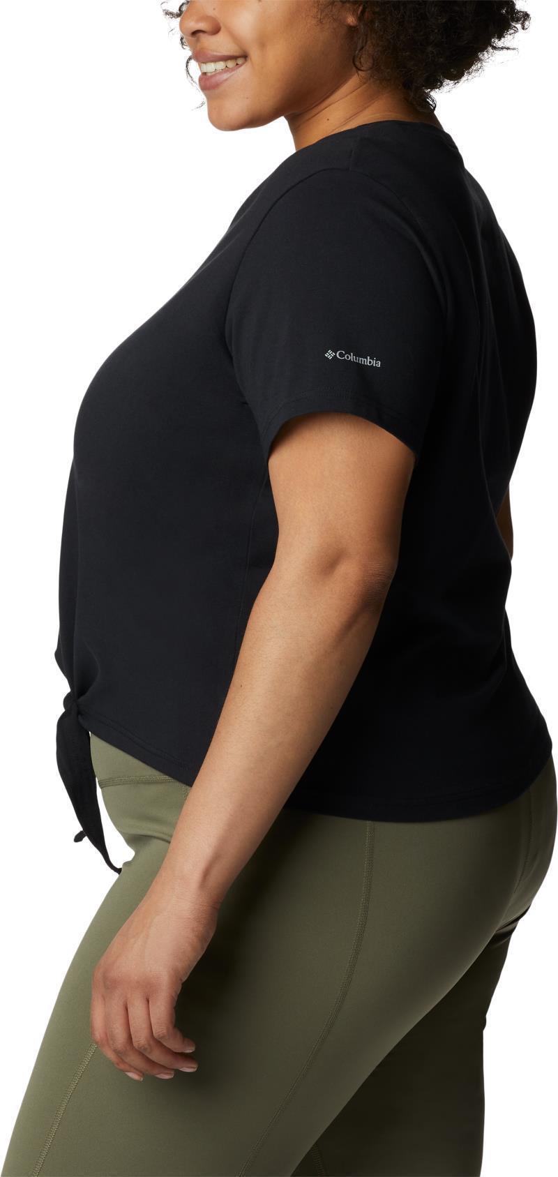 Columbia Trek SS Tee - Plus - Womens - Black 4