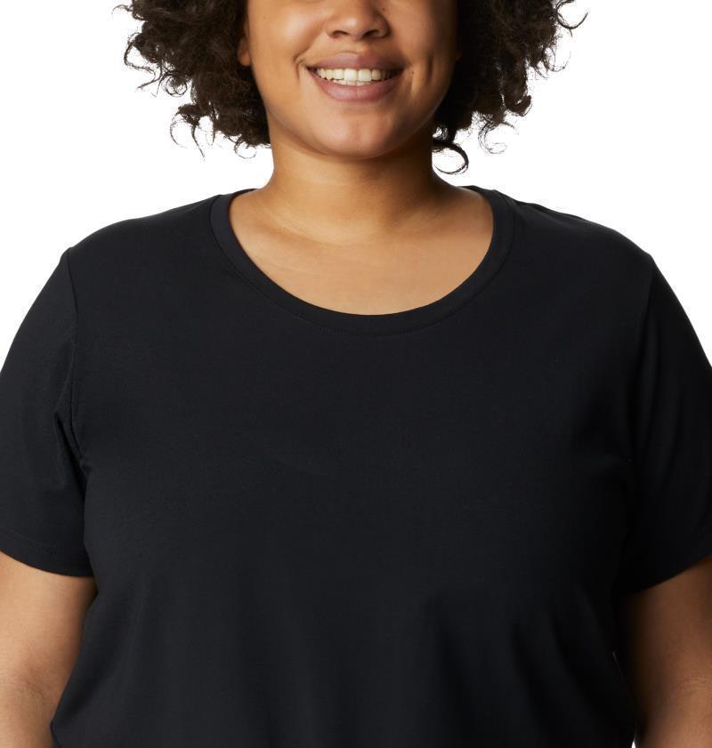 Columbia Trek SS Tee - Plus - Womens - Black 5