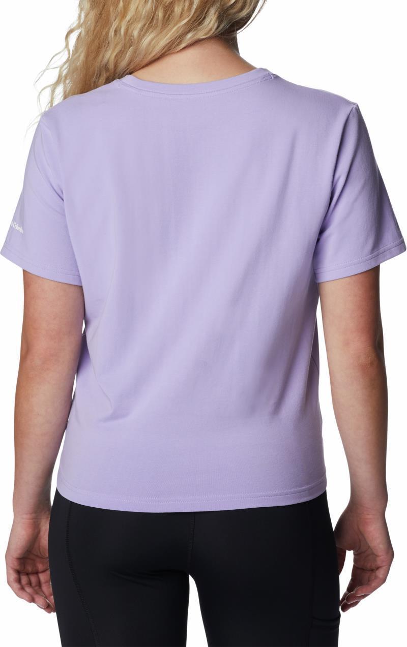 Columbia Trek SS Tee - Womens - Bright Aqua Heather 1