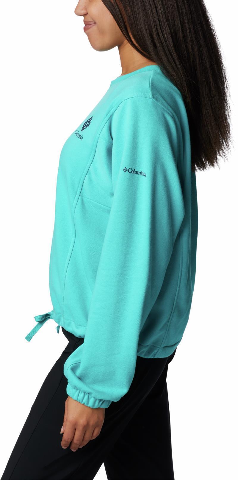 Columbia Trek Seasonal FT Crew - Womens - Bright Aqua / Nocturnal CSC Stacked Logo 5