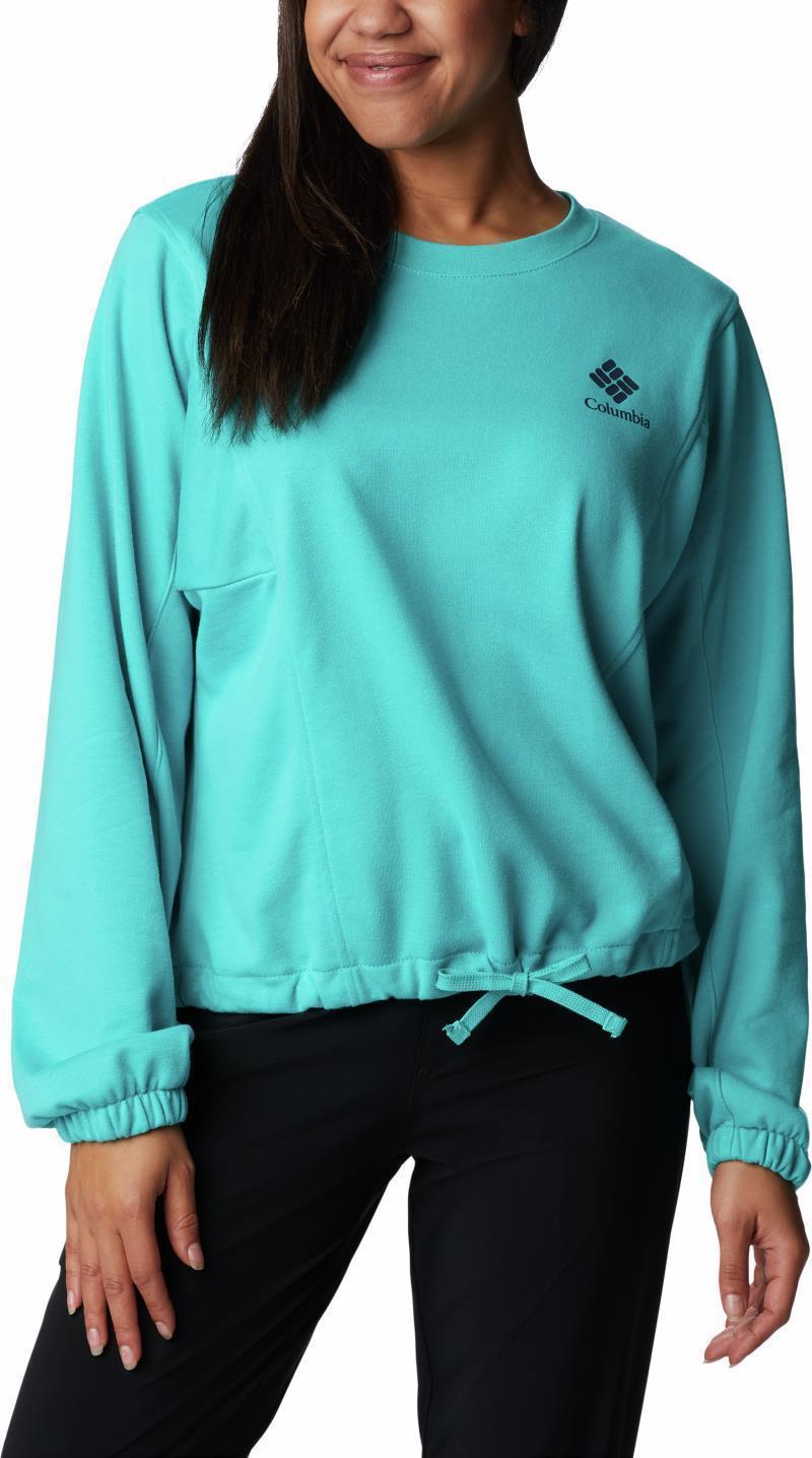 Columbia Trek Seasonal FT Crew - Womens - Bright Aqua / Nocturnal CSC Stacked Logo 1