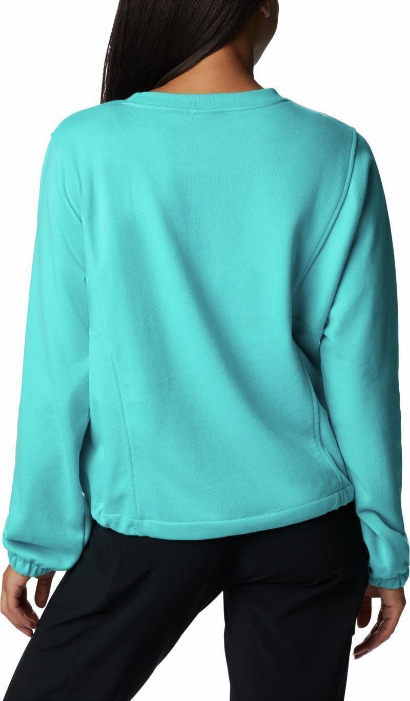 Columbia Trek Seasonal FT Crew - Womens - Bright Aqua / Nocturnal CSC Stacked Logo 2