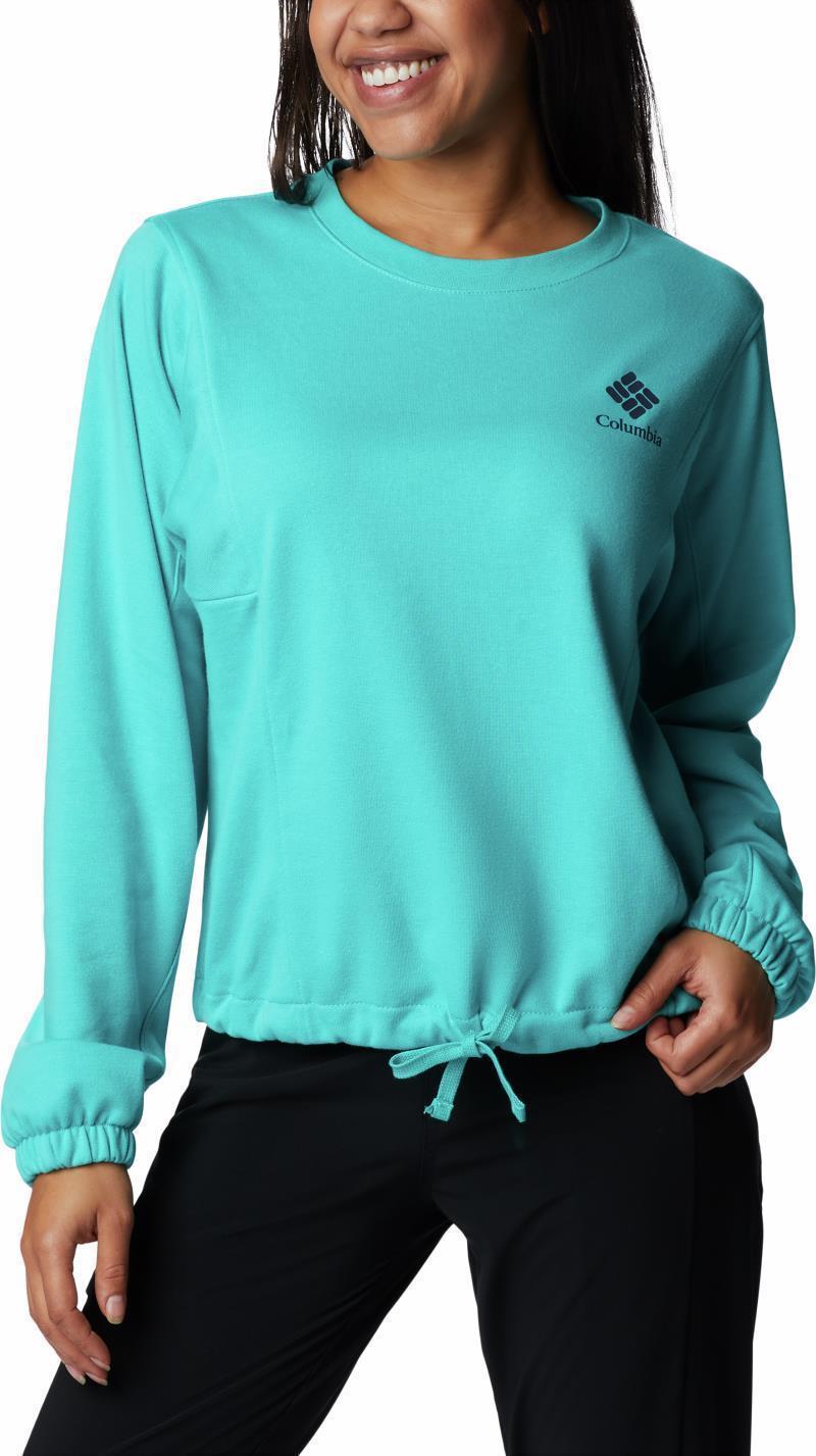 Columbia Trek Seasonal FT Crew - Womens - Bright Aqua / Nocturnal CSC Stacked Logo 3