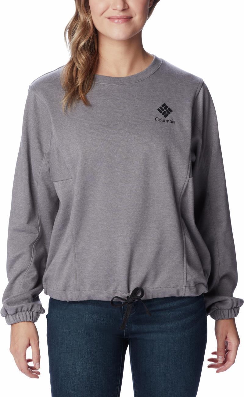 Columbia Trek Seasonal FT Crew - Womens - City Grey Heather / Black CSC Stacked Logo 1