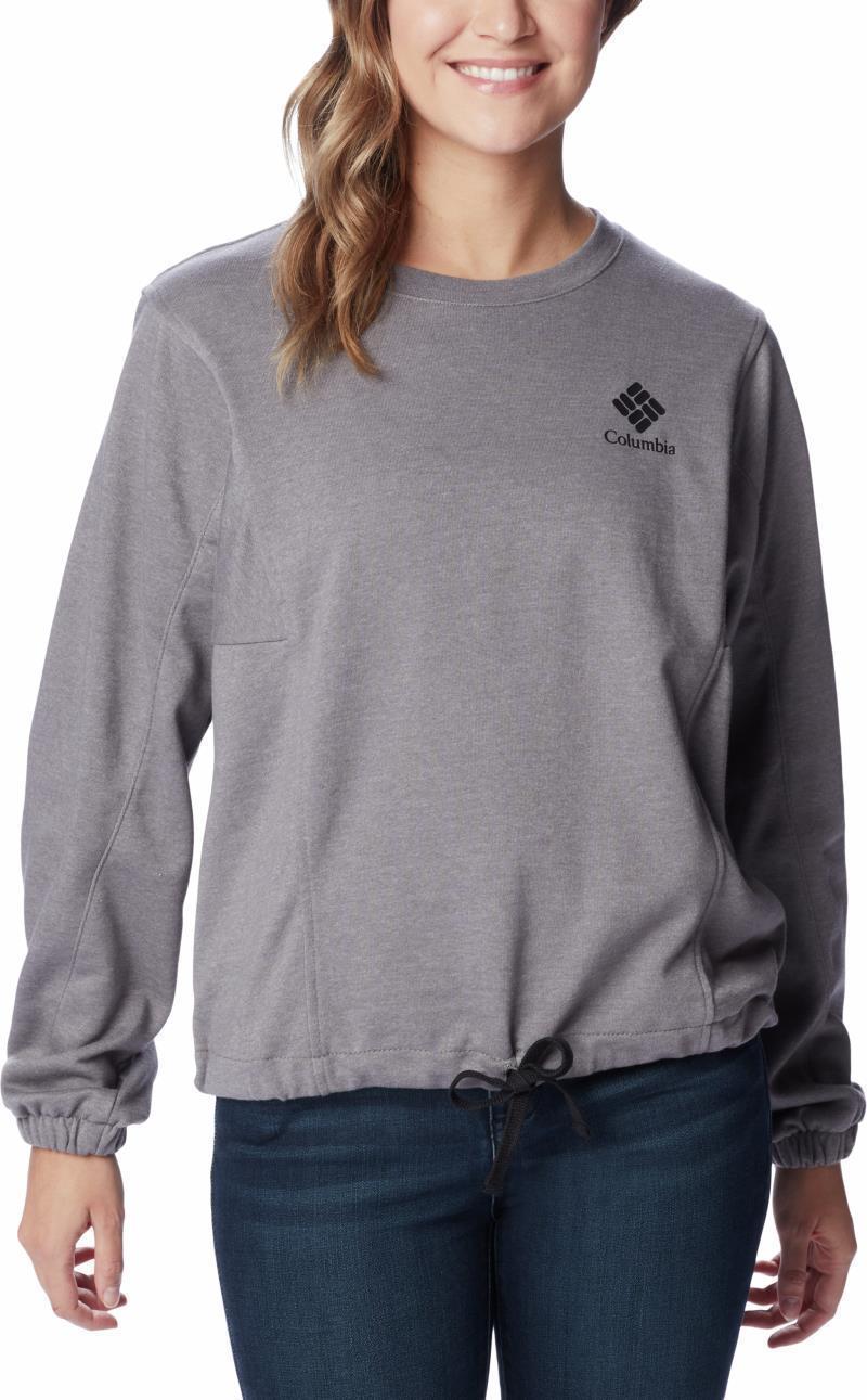 Columbia Trek Seasonal FT Crew - Womens - City Grey Heather / Black CSC Stacked Logo 3