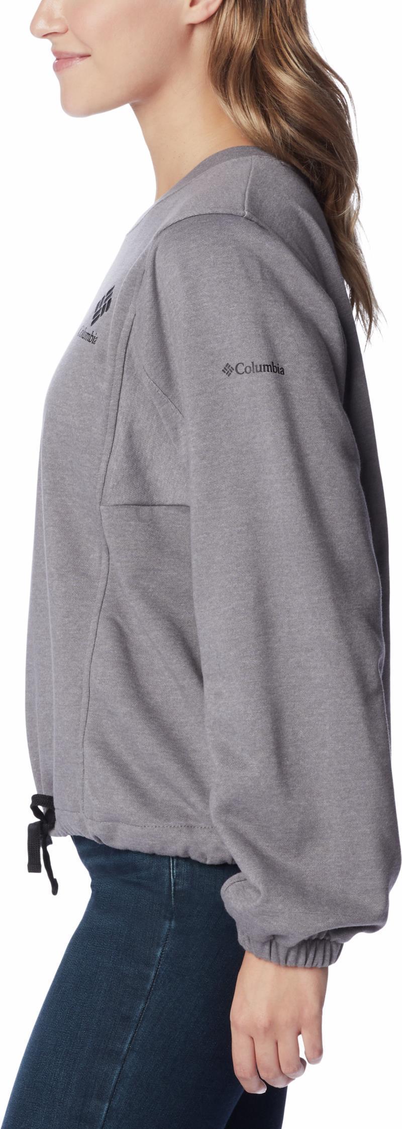 Columbia Trek Seasonal FT Crew - Womens - City Grey Heather / Black CSC Stacked Logo 5