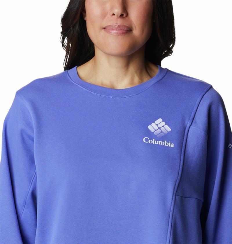 Columbia Trek Seasonal FT Crew - Womens - Purple Lotus / Purple Tint CSC Stckd Logo 4