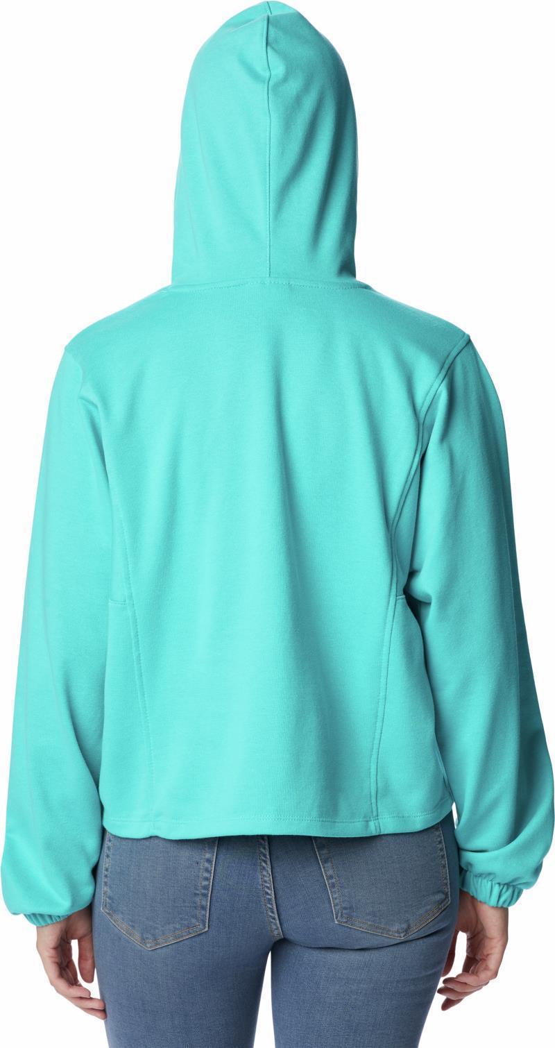 Columbia Trek Seasonal FT Hoodie - Womens - Bright Aqua / White Logo 2
