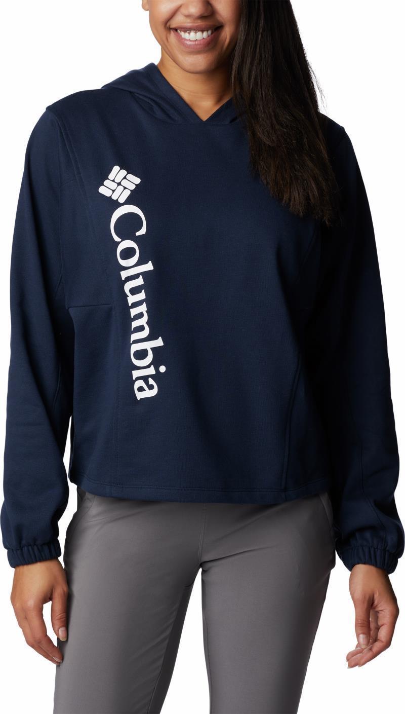 Columbia Trek Seasonal FT Hoodie - Womens - Collegiate Navy / White Logo 1